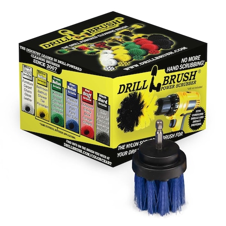 Drillbrush Hot Tub Accessories - Scrub Brush - Spa - Pool Accessories 2in-L-B-QC-DB